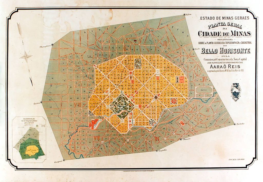 Planta geral da cidade de Belo Horizonte (1895)