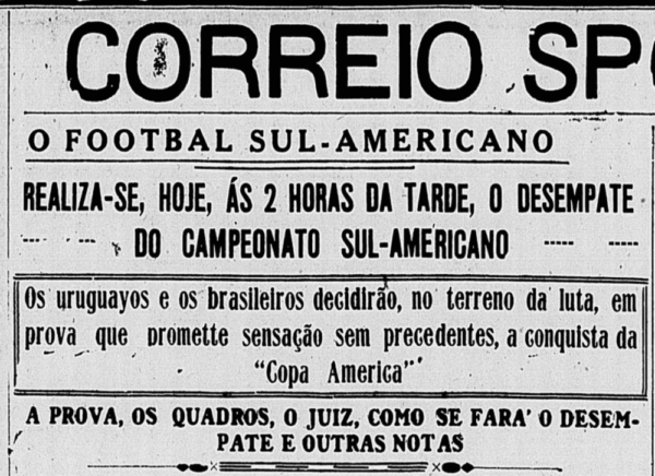 1919: O Brasil nasce para o futebol