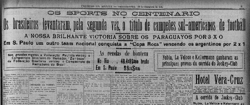 1922: o Brasil não podia perder