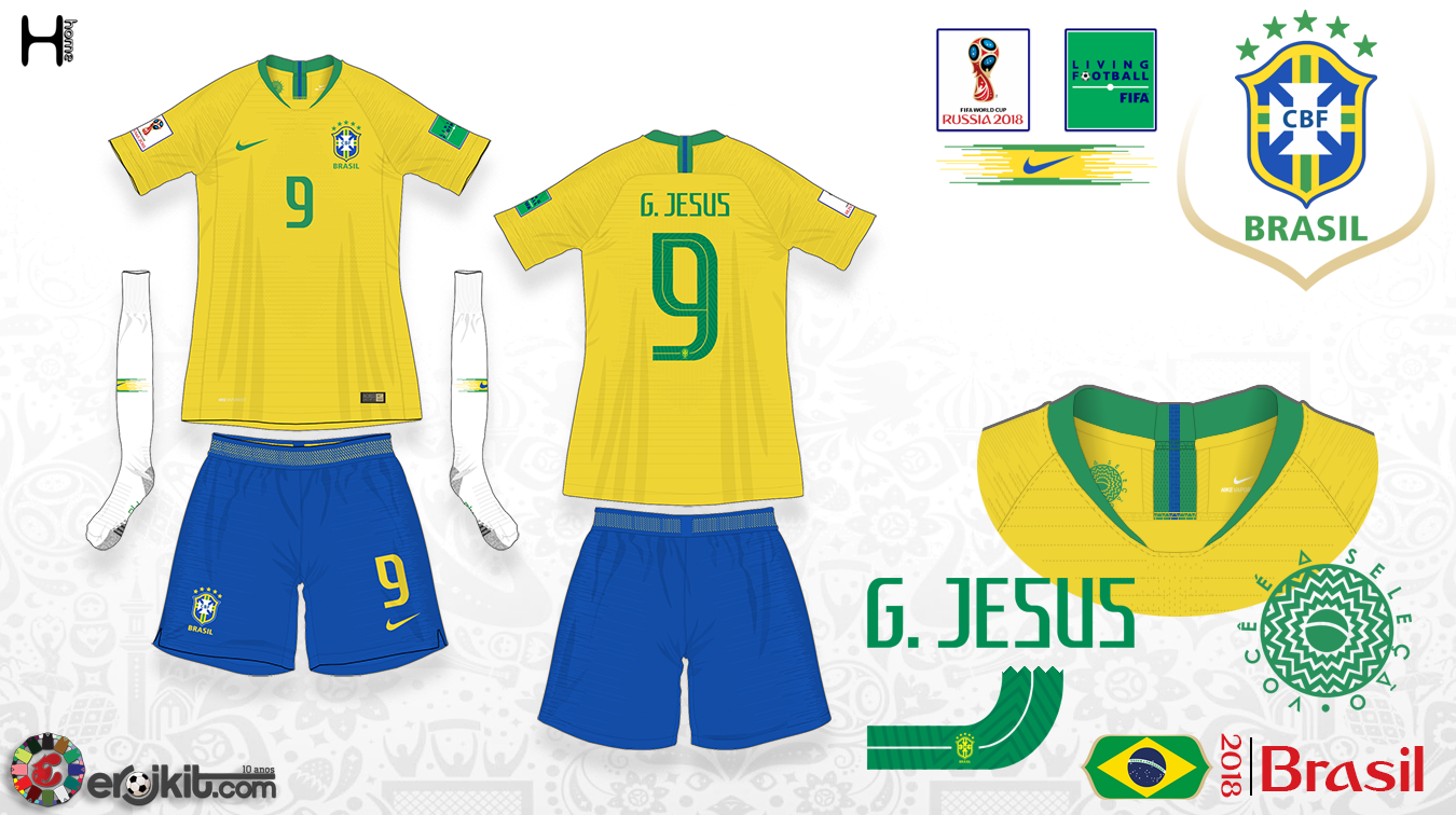 Camisas da Copa do Mundo 2018 – Uniformes das seleções para a Copa