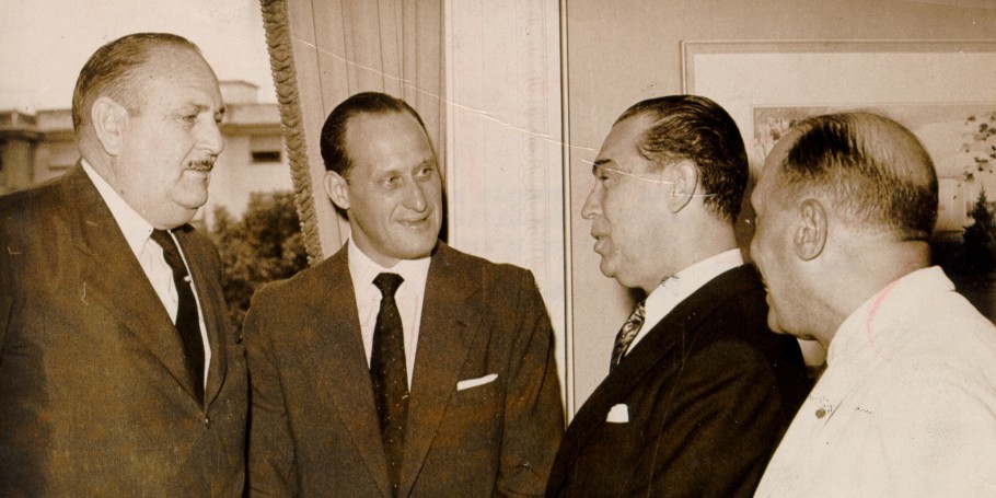 João Havelange em encontro com Juscelino Kubitschek