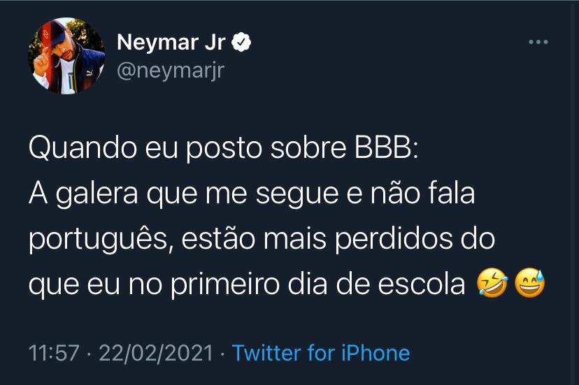 Neymar twitter