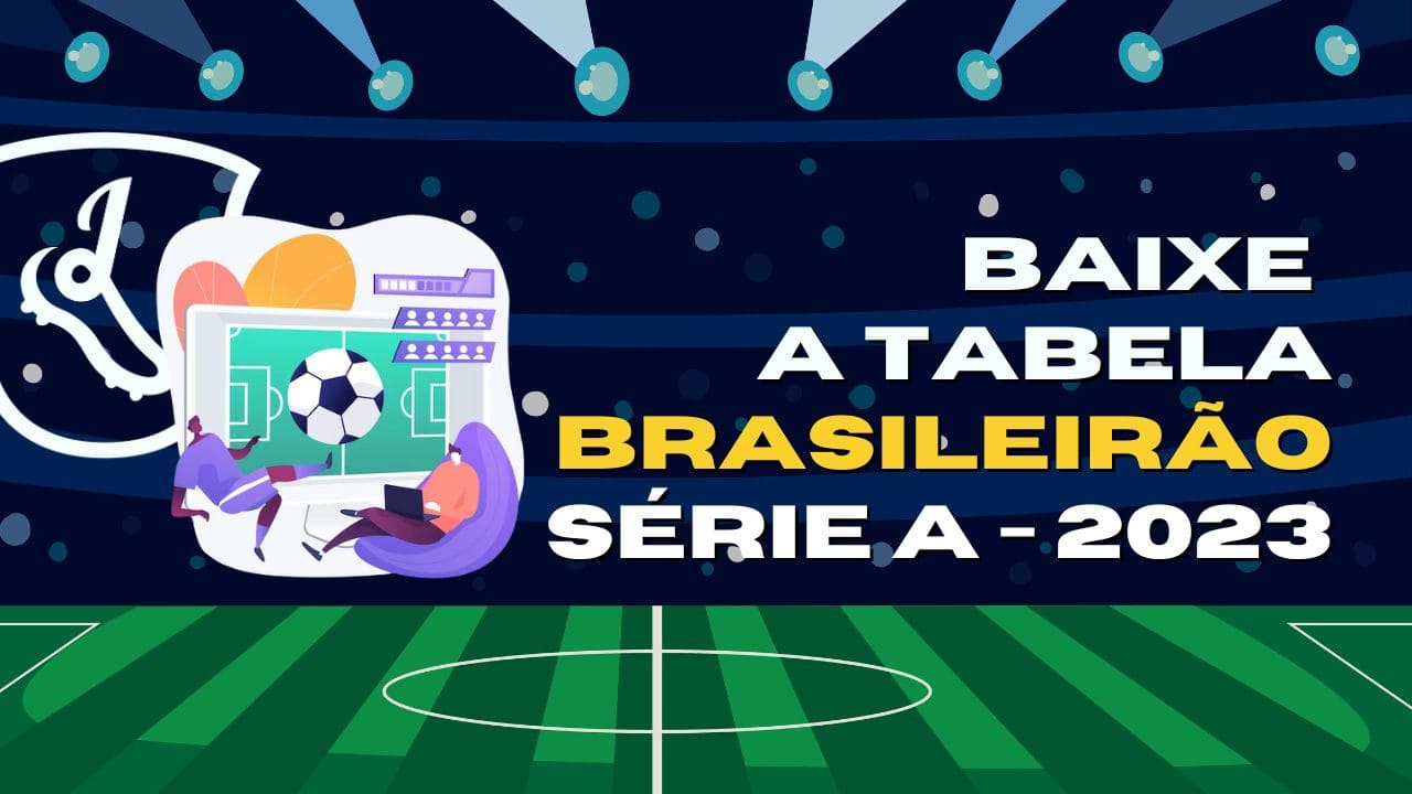 Tabela do Campeonato Brasileiro no Excel