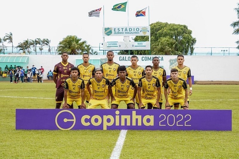 Equipe do Castanhal Esporte Clube que alcançou a segunda fase na 52º edição da Copinha