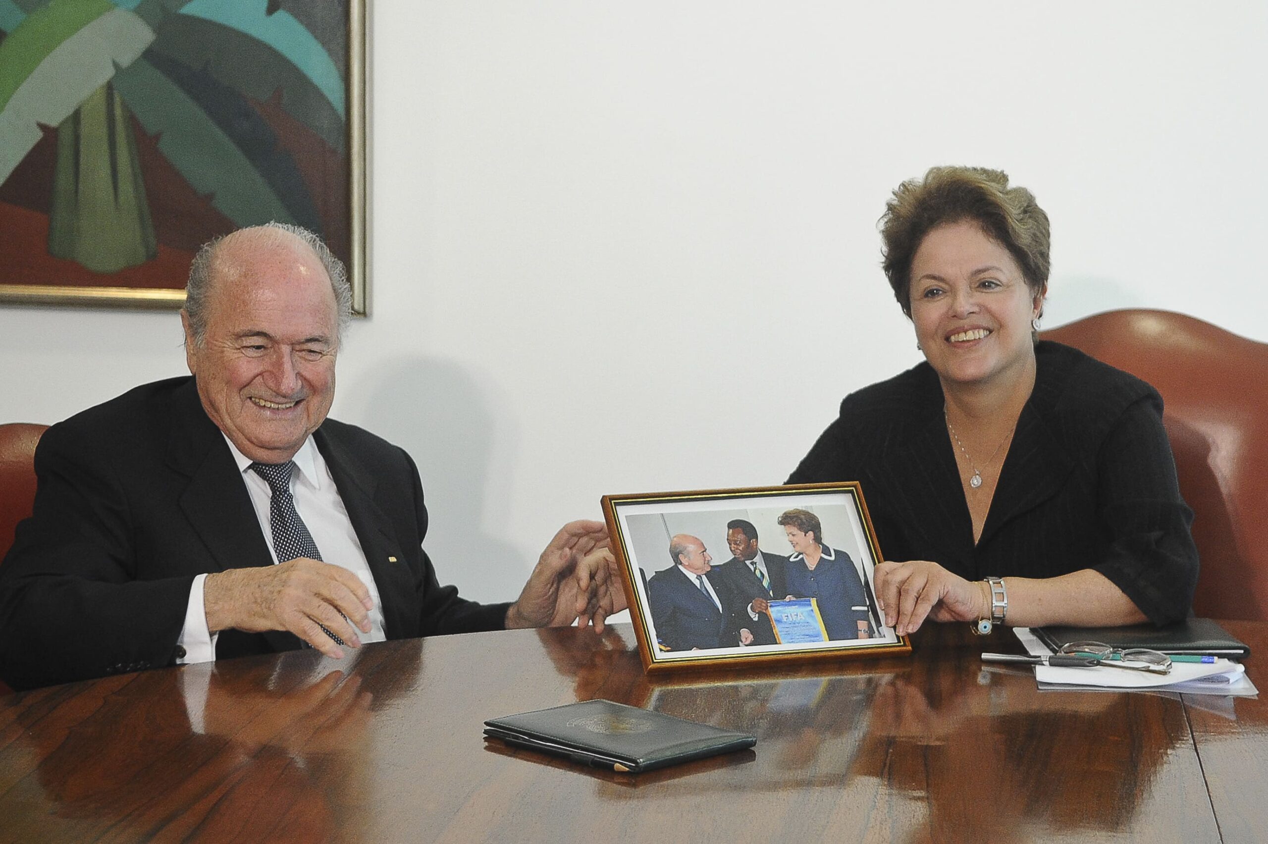 Dilma e Blatter